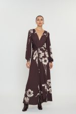 Sandra Jersey Φόρεμα - Floral - Image 5