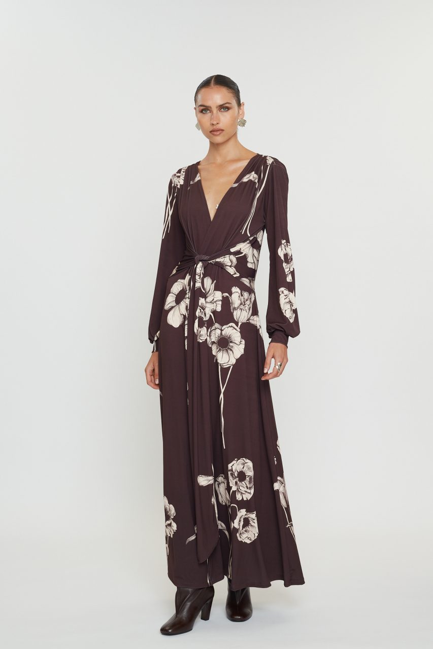 WEB_MIXMATCH_PF25-26_4996 Sandra Jersey Φόρεμα - Floral - Image 1