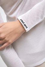 NR Kate Knitted Blouse - White - Image 4