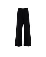 Black Straight-Line Jeans