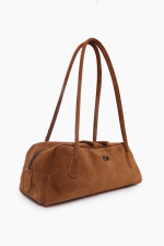 Silhouette Suede Bag S - Camel - Image 2