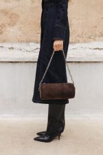 Barrel Bag - Καφέ Suede - Image 2