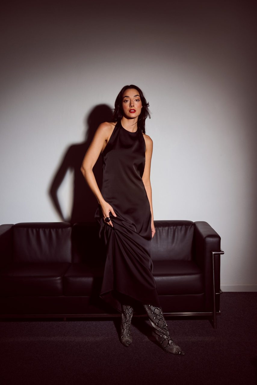 DSC_2253 Kim Maxi Φόρεμα - Μαύρο - Image 1