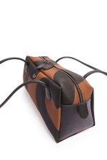 Silhouette Suede Bag S - Logo Brown - Image 2