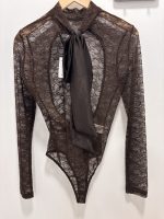 Bow Bodysuit - Καφέ - Image 2