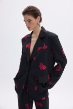 Red Bloom Blazer - Image 2