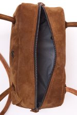 Silhouette Suede Bag S - Camel - Image 3