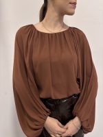 Veronica Τοπ - Καφέ/Μαύρο