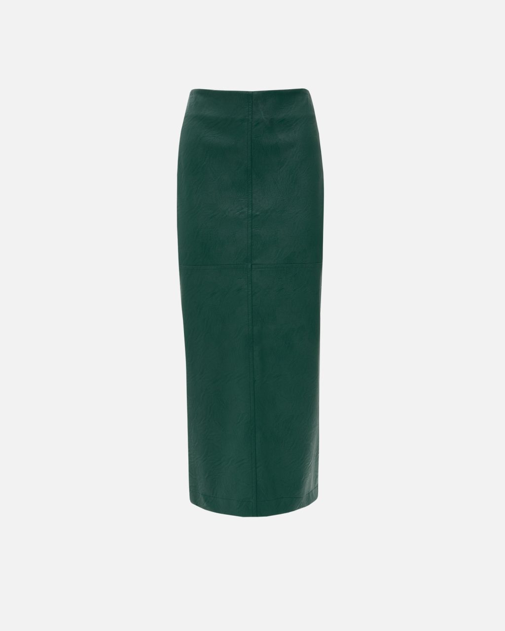 vk ghost-132 Apline Green Faux Leather Skirt - Image 1