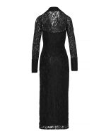Margaret Lace Dress - Black - Image 2