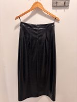 Croco Midi Φούστα - Μαύρο - Image 2