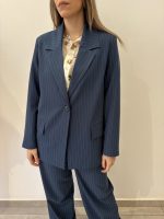 Fiona Κοστούμι - Μπλε/Ρίγα - Image 2