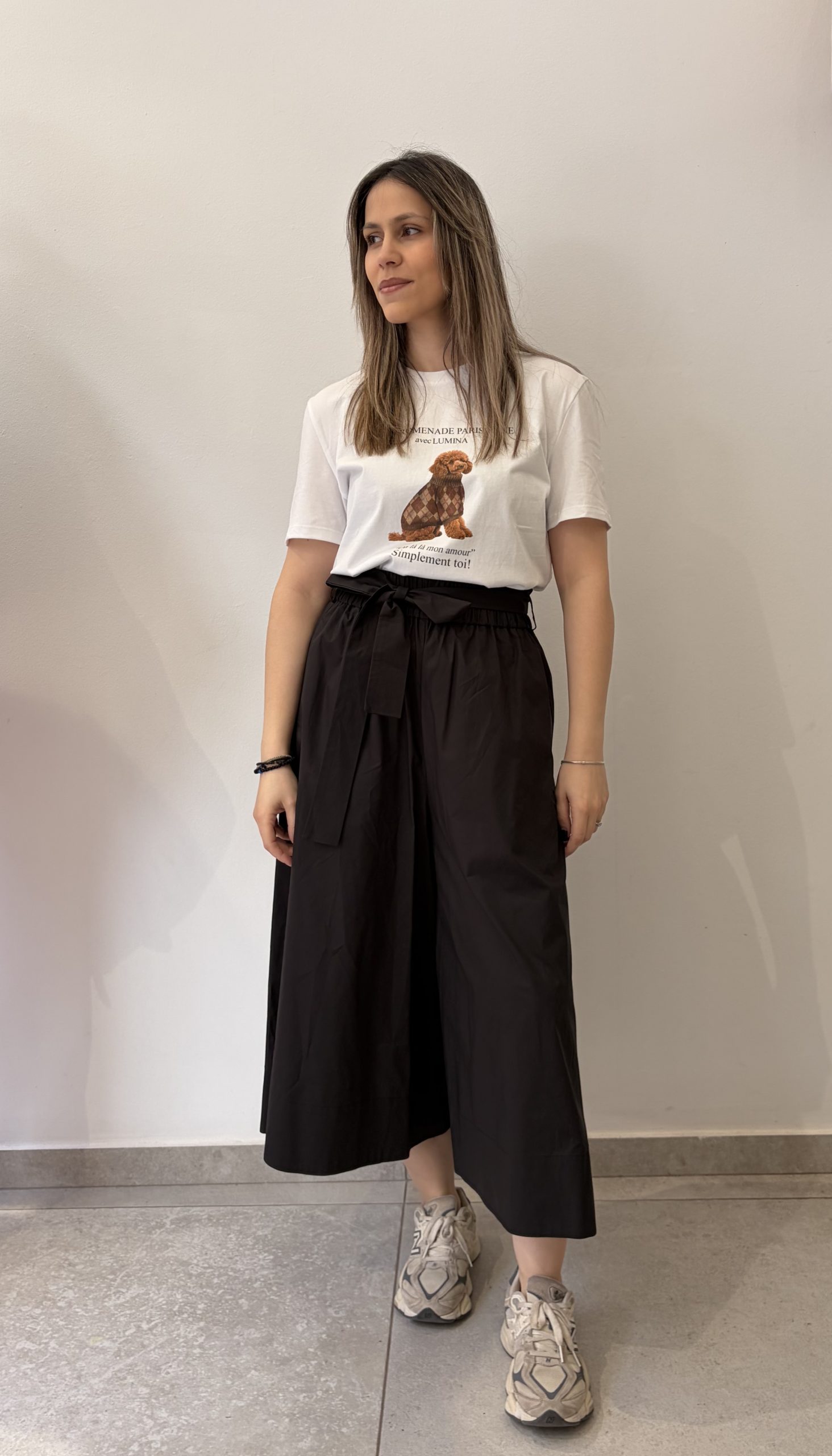 IMG_5735 Karen Παντελόνι Ποπλίνα - Μαύρο - Image 1