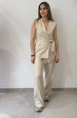 Athena Σετ - Εκρού/Ριγέ