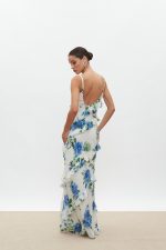 Klelia Φόρεμα - White/Blue Floral - Image 2