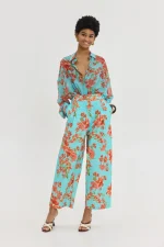 Ava Παντελόνι - Aqua - Image 2