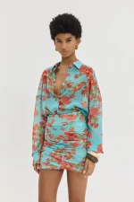 Aperol Φούστα - Aqua - Image 2