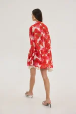 Heather Πουκάμισο - Blooming Sky Red - Image 2