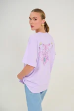 Cheetah T-Shirt - Lilac (Baby Boom)