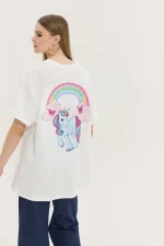 Cheetah T-shirt - Off White ( Pony) - Image 2