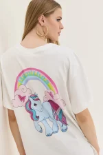 Cheetah T-shirt - Off White ( Pony) - Image 3