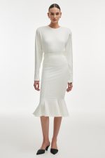 NR Fleur Skirt - Λευκό - Image 3