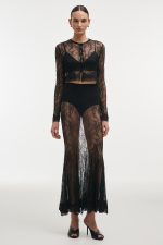 NR Veil Cardigan Top - Μαύρο - Image 4