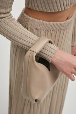 NR Siena Leather Bag - Γκρι - Image 2