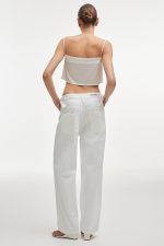 NR Taylor Denim Trousers - Off White - Image 2