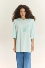Sahara T-Shirt - Aqua - Image 4