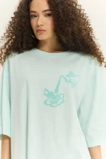 Sahara T-Shirt - Aqua - Image 2