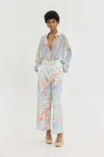 Ava Παντελόνι - Light Blue - Image 2