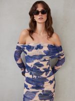 Josephine Φόρεμα - Indigo Blossom - Image 3