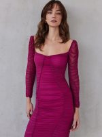 Juliette Φόρεμα - Magenta - Image 3