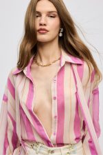Stripped Pink Shirt - Image 5