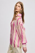 Stripped Pink Shirt - Image 4