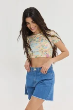 Lila Shorts - Lein Blue - Image 4