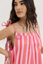 Micaela Jumpsuit - Pink Stripes - Image 3