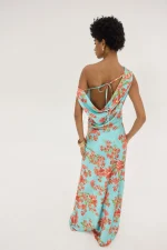 Gold Φόρεμα - Aqua - Image 5