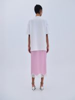 Φούστα Satin Lace - Ροζ/Κίτρινο - Image 3