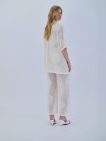 Cardigan Polo Shell - Λευκό - Image 3