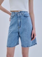 Denim Βερμούδα High Rise - Image 3
