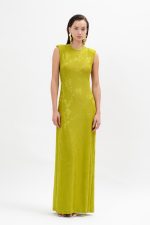 Ana Maxi Dress - Lime