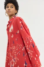 Lora Πουκάμισο - Red - Image 4