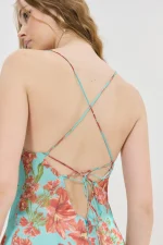 Olsi Φόρεμα - Aqua - Image 3