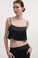 NR Naia Crop Top - Μαύρο