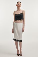 NR Naia Midi Skirt - Λευκό