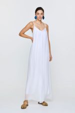 Nephele Jumpsuit - Λευκό - Image 3