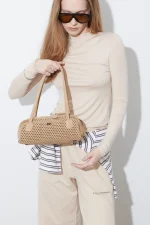 Net Planet Silhouette Bag S - Μπεζ - Image 4