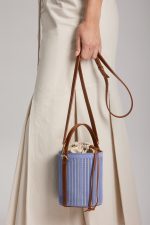 Rib Bucket Bag - Lilac/Blue - Image 3